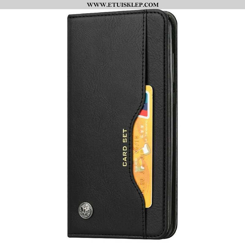 Etui Na Telefon do iPhone 13 Mini Etui Folio Etui Na Karty Ze Sztucznej Skóry